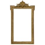 20th century gilt frame rectangular mirror