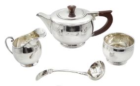 Three piece tea set by Charles S Green & Co Ltd
