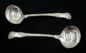 George IV silver sauce ladle Kings pattern