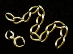 18ct gold curb chain links