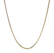 9ct gold foxtail link chain necklace