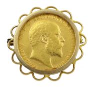 King Edward VII 1909 gold full sovereign