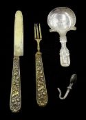 George IV silver caddy spoon