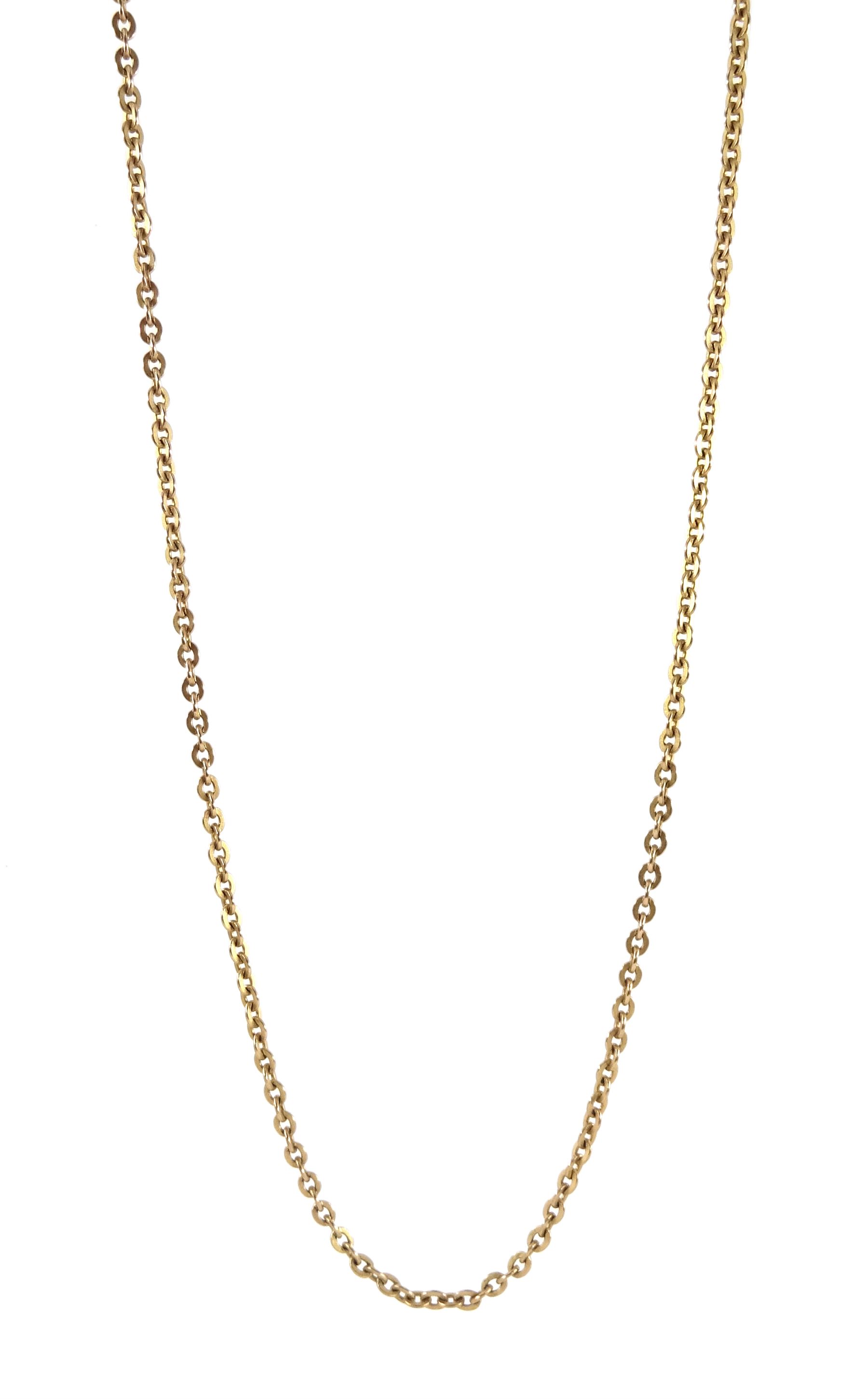 Gold link chain necklace stamped 9ct