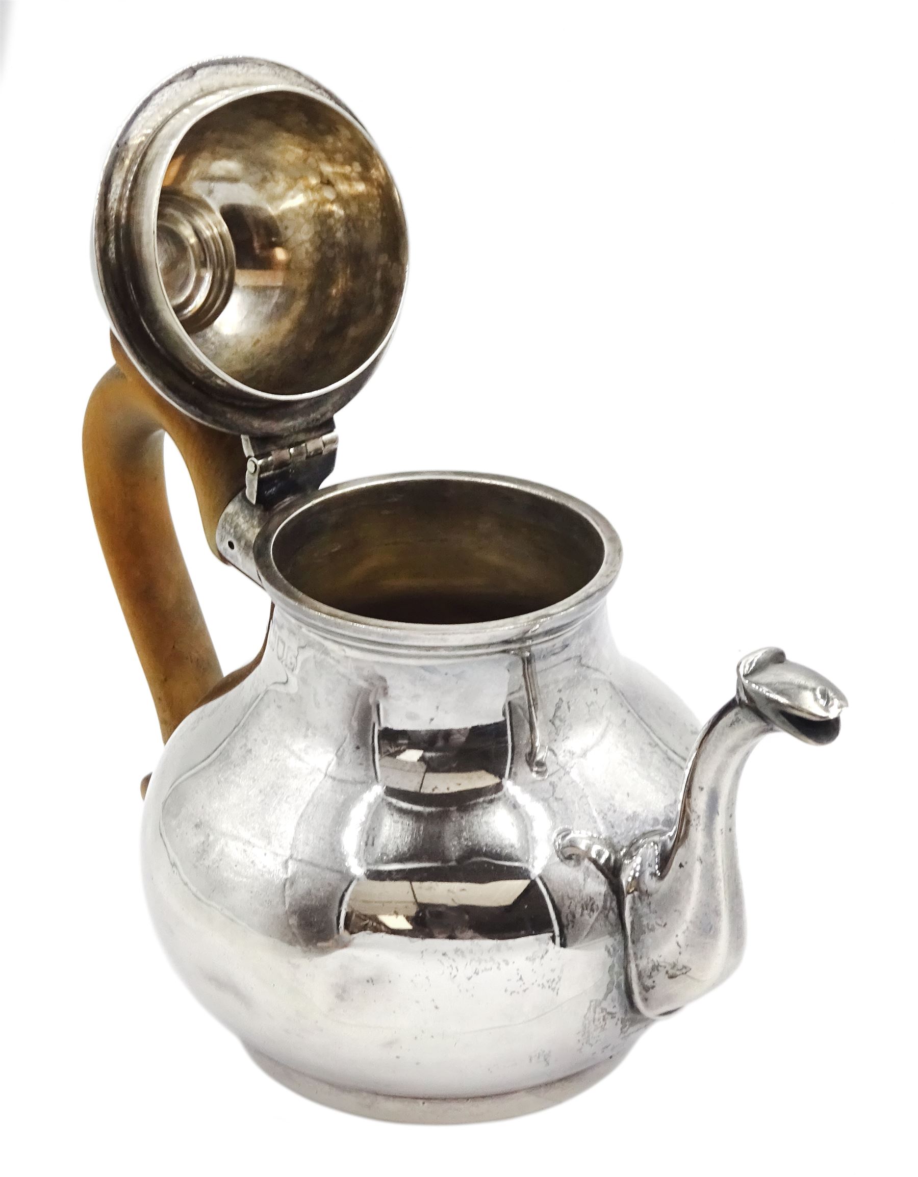 Late Victorian bachelor's silver teapot - Image 3 of 3