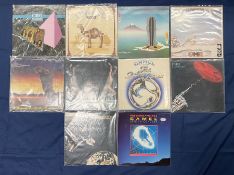 Camel vinyl LPs including 'Moonmadness'