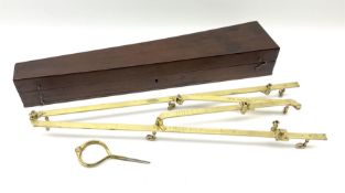 19th Century brass pantograph by Gilkerson & Co