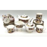 A Royal Worcester Lord Nelson pattern tea service for eight.