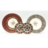 Two Royal Crown Derby Imari 1128 pattern plates