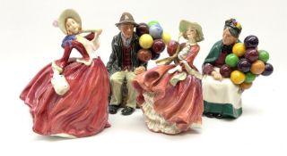 A collection of Royal Doulton figures