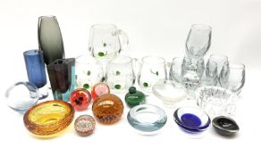 A group of mostly Art Glass
