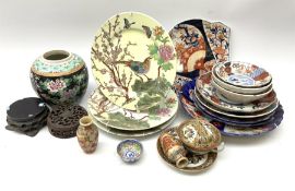 A group of 20th century and later Oriental ceramics