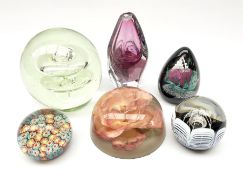 Collection of paperweights