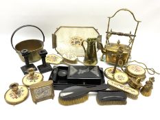 A group of assorted collectables