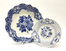 Meissen blue and white plate
