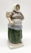 A Bing and Grondahl figure modelled as a fisherwoman