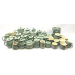 Denby Manor Green pattern tea service