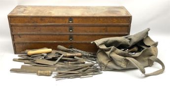 19th century counter top four drawer chest