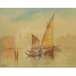 W Wray (Early 20th century): Venetian Yachts