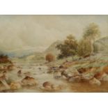 William Henry Mander (British 1850-1922): River Scene