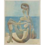 After Pablo Picasso (Spanish 1881-1973): 'Jeune Fille au Bord de la Mer'