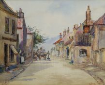 Amy Paget Kemp (British exh.1895-1919): Village High Street