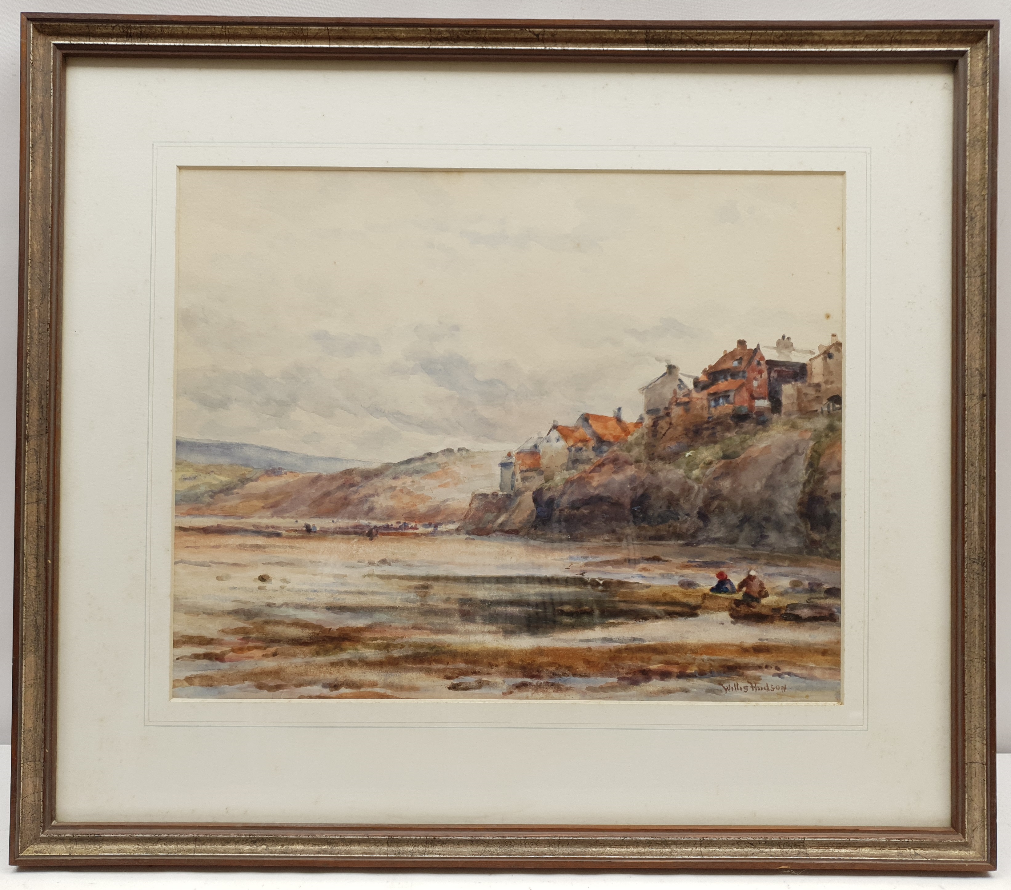 Willis Richard Edwin Hudson (British 1862-1936): Robin Hood's Bay - Image 2 of 3