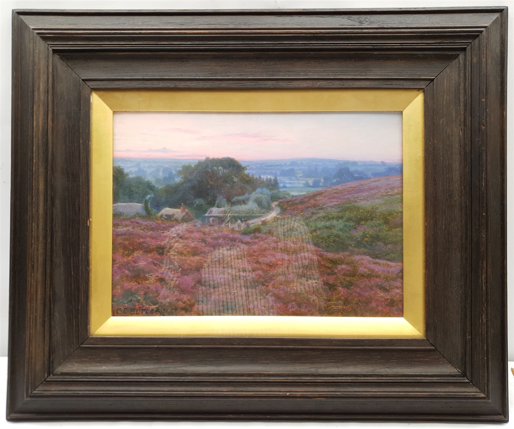 Charles Ernest Butler (British 1864-1918): Heather Covered Hillside - Image 2 of 3