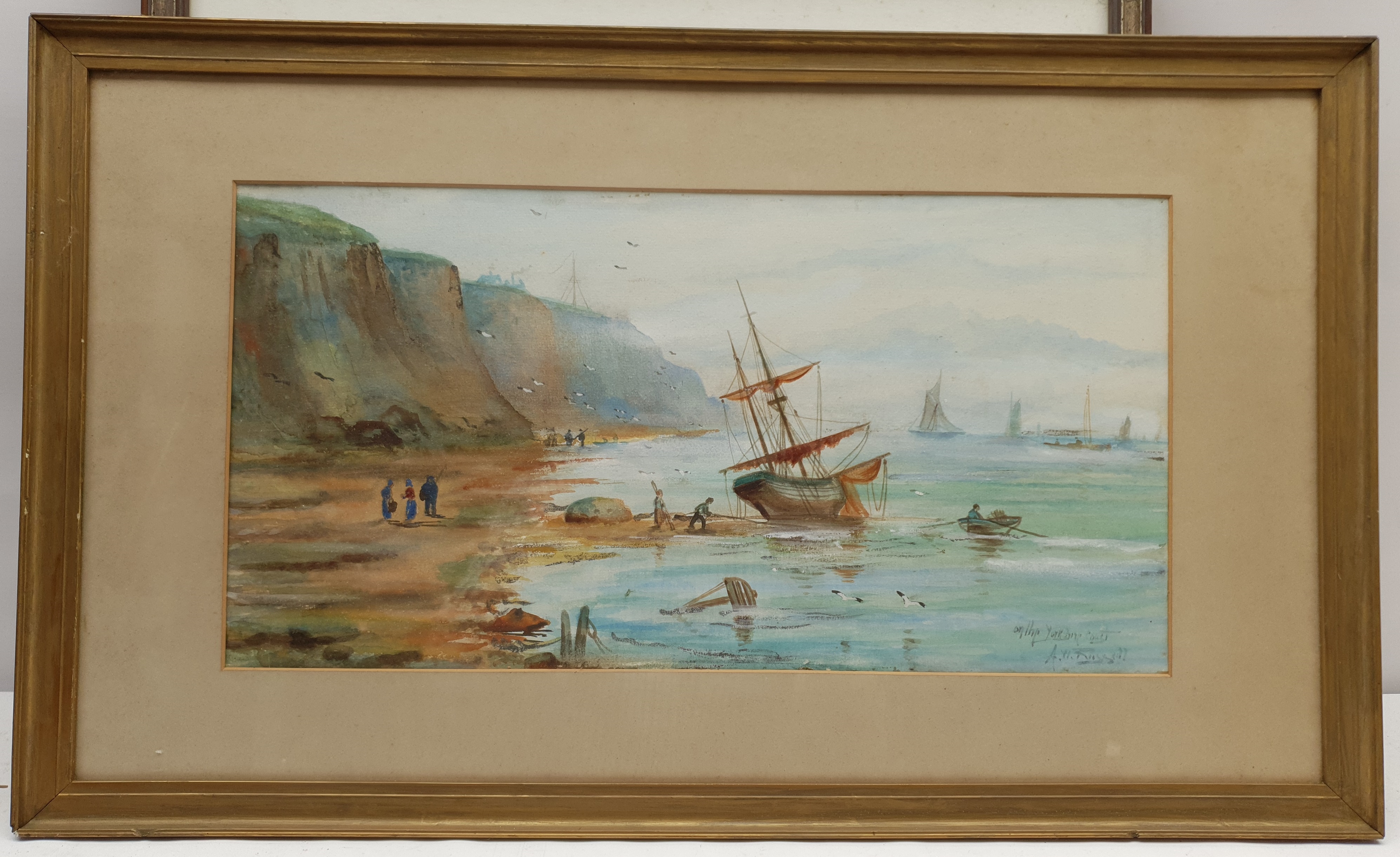 Willis Richard Edwin Hudson (British 1862-1936): Robin Hood's Bay - Image 3 of 3