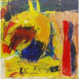 Geoffrey Harrop (British 1947-): 'Abstract in Yellow'