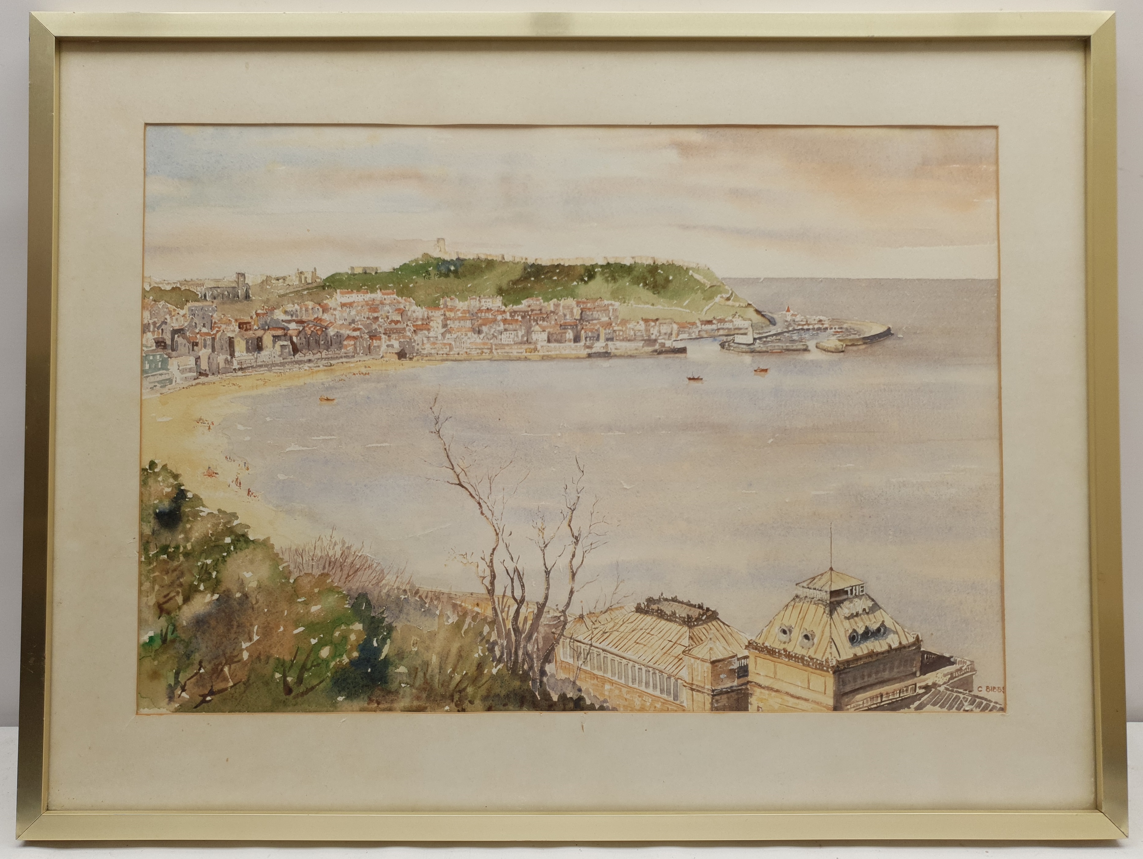 C Bibbs (British 20th century): Scarborough South Bay from the Spa - Image 2 of 3