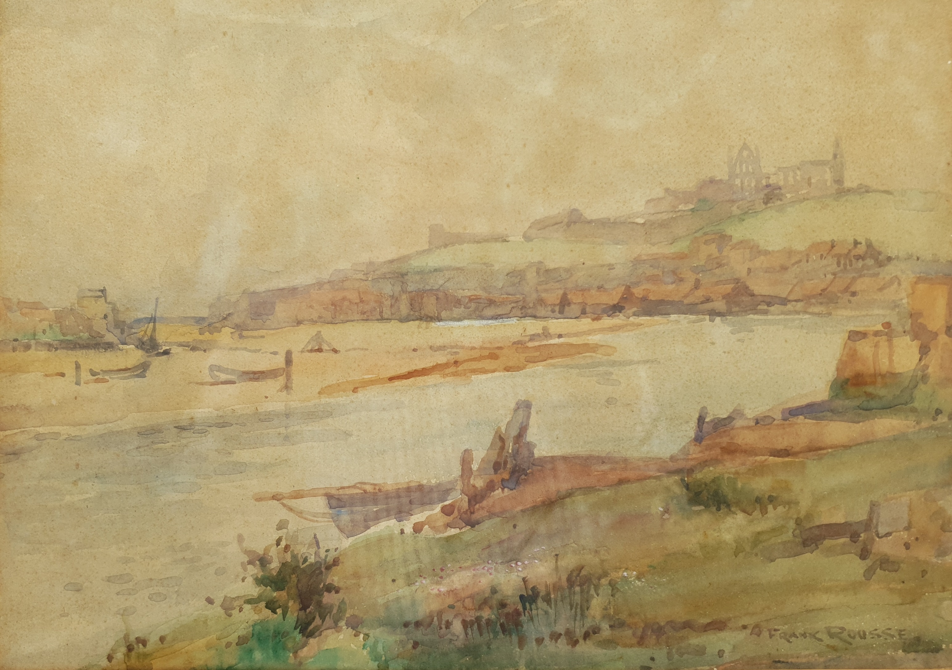 Frank Rousse (British fl.1897-1917): Whitby from Divinity Flat