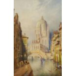 Charles James Keats (British 19th century): Venetian Waterway