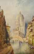 Charles James Keats (British 19th century): Venetian Waterway