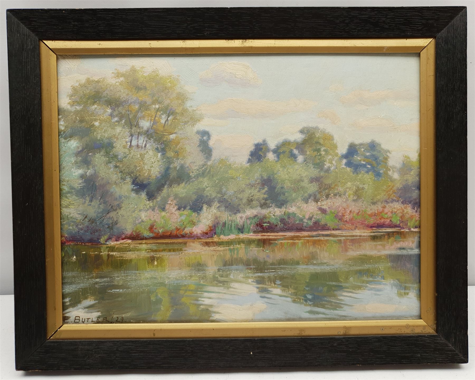 Charles Ernest Butler (British 1864-1918): River Scene - Image 2 of 3