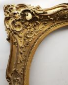 FRAMES - Magnificent 19th century swept giltwood and gesso frame