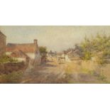 Arthur Netherwood (British 1864-1930): Village Street