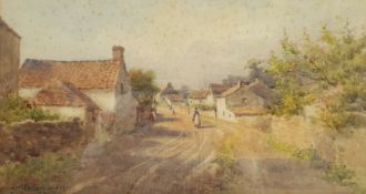 Arthur Netherwood (British 1864-1930): Village Street