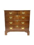 Georgian oak chest