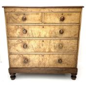 Victorian birdseye maple chest