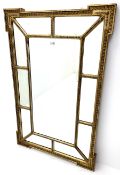 Contemporary gilt framed mirror