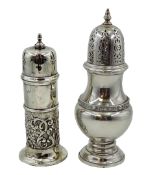 Silver sugar caster by Adie Brothers Ltd