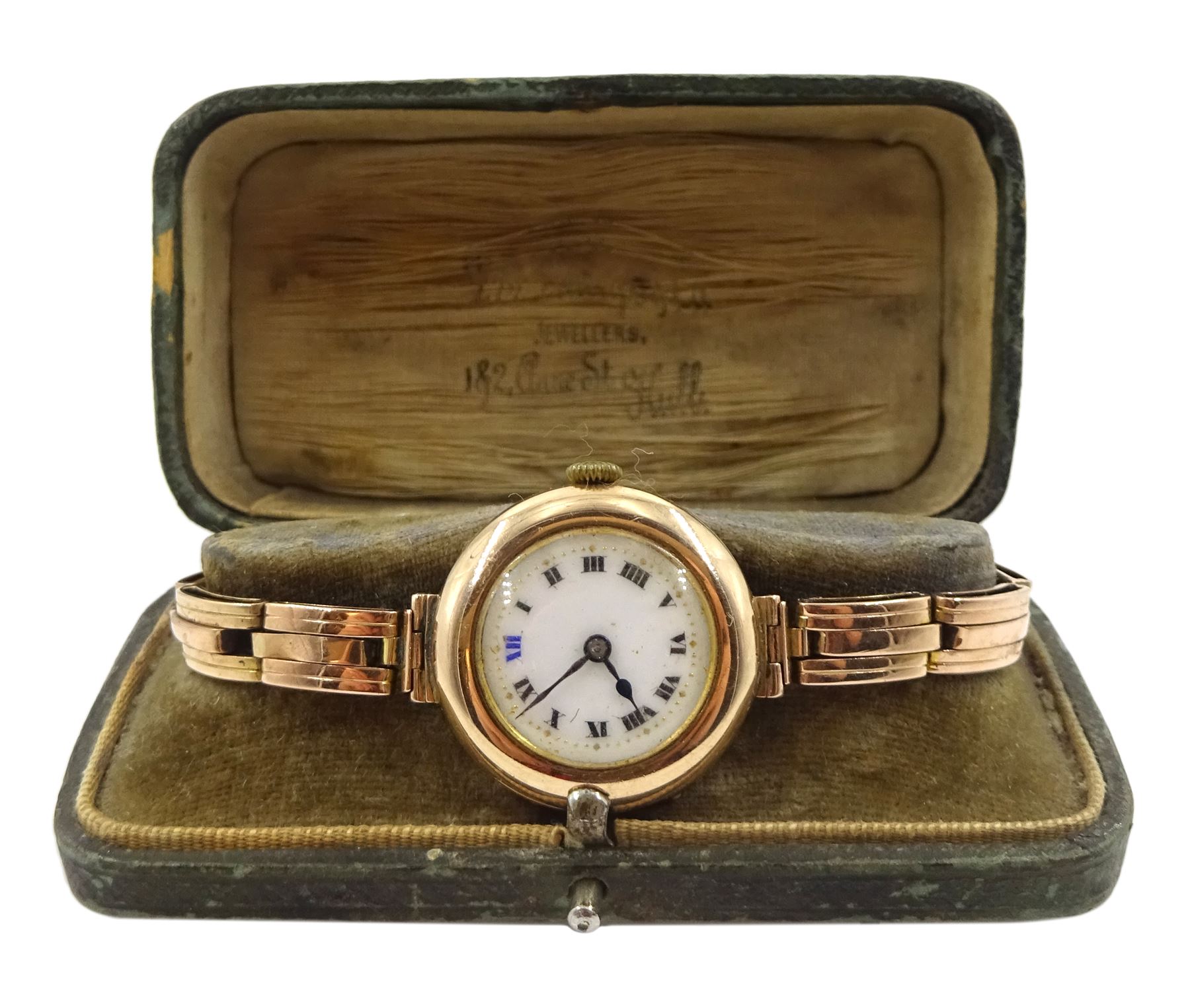 Early 20th century 9ct gold ladies wristwatch - Image 2 of 3