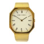 Girard-Perregaux gentleman's manual wind gold-plated bracelet wristwatch