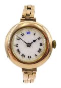 Early 20th century 9ct gold ladies wristwatch