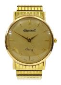 Ingersoll 9ct gold gentleman's quartz wristwatch