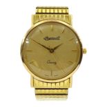 Ingersoll 9ct gold gentleman's quartz wristwatch