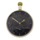 WWI Royal Flying Corps keyless lever pocket watch by Doxa