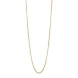 9ct gold belcher link necklace