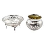 Victorian silver bowl